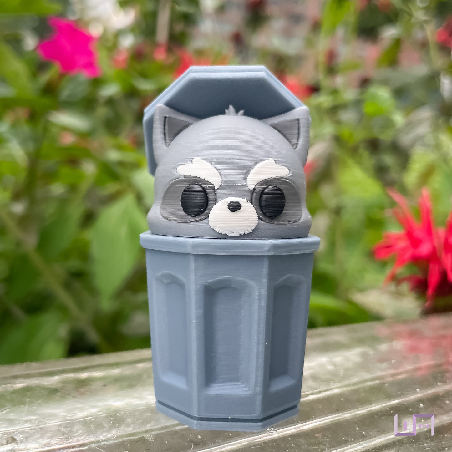 NYC: Raccoon Trash Can