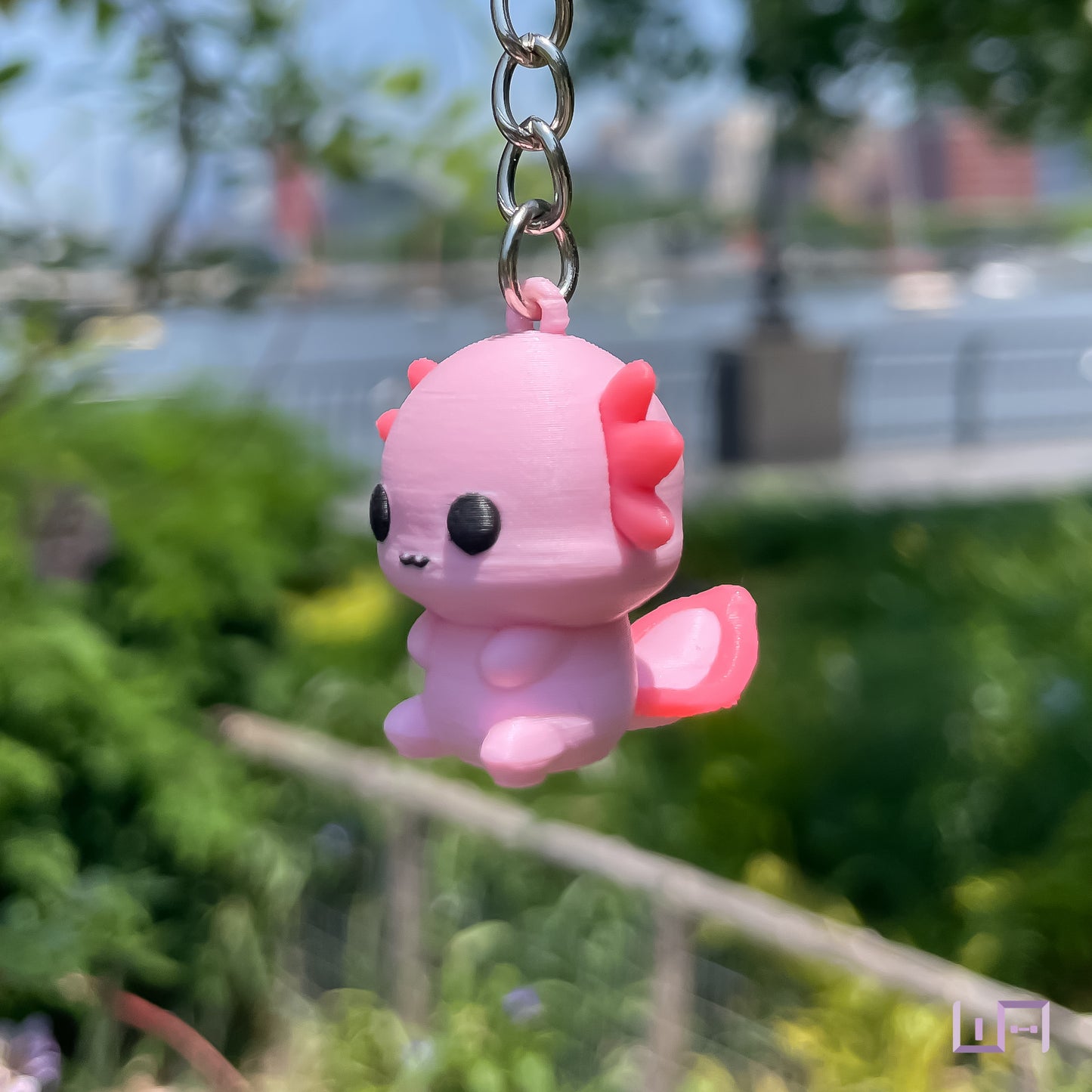 Axolotl Keychain