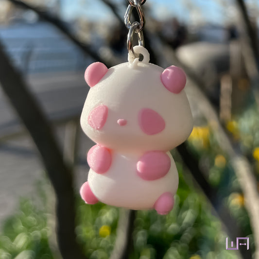 Panda Keychain (Pink)