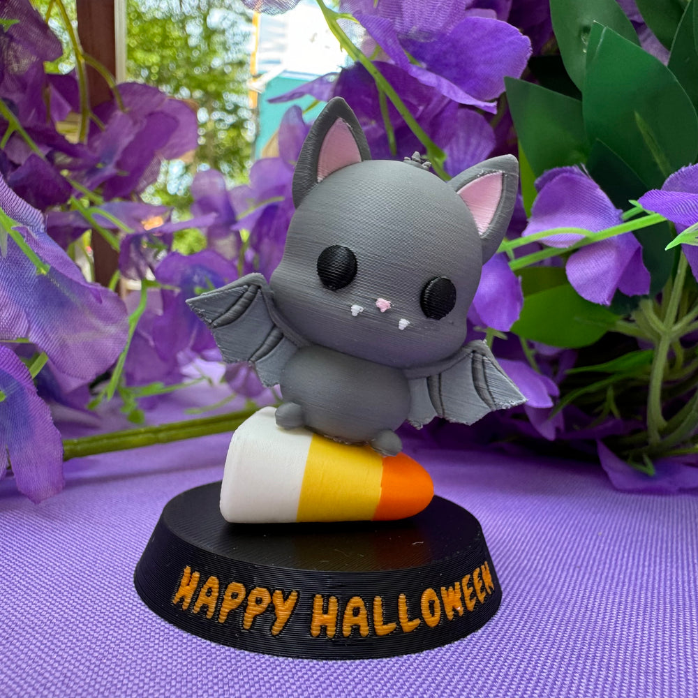Bat on Candy Corn
