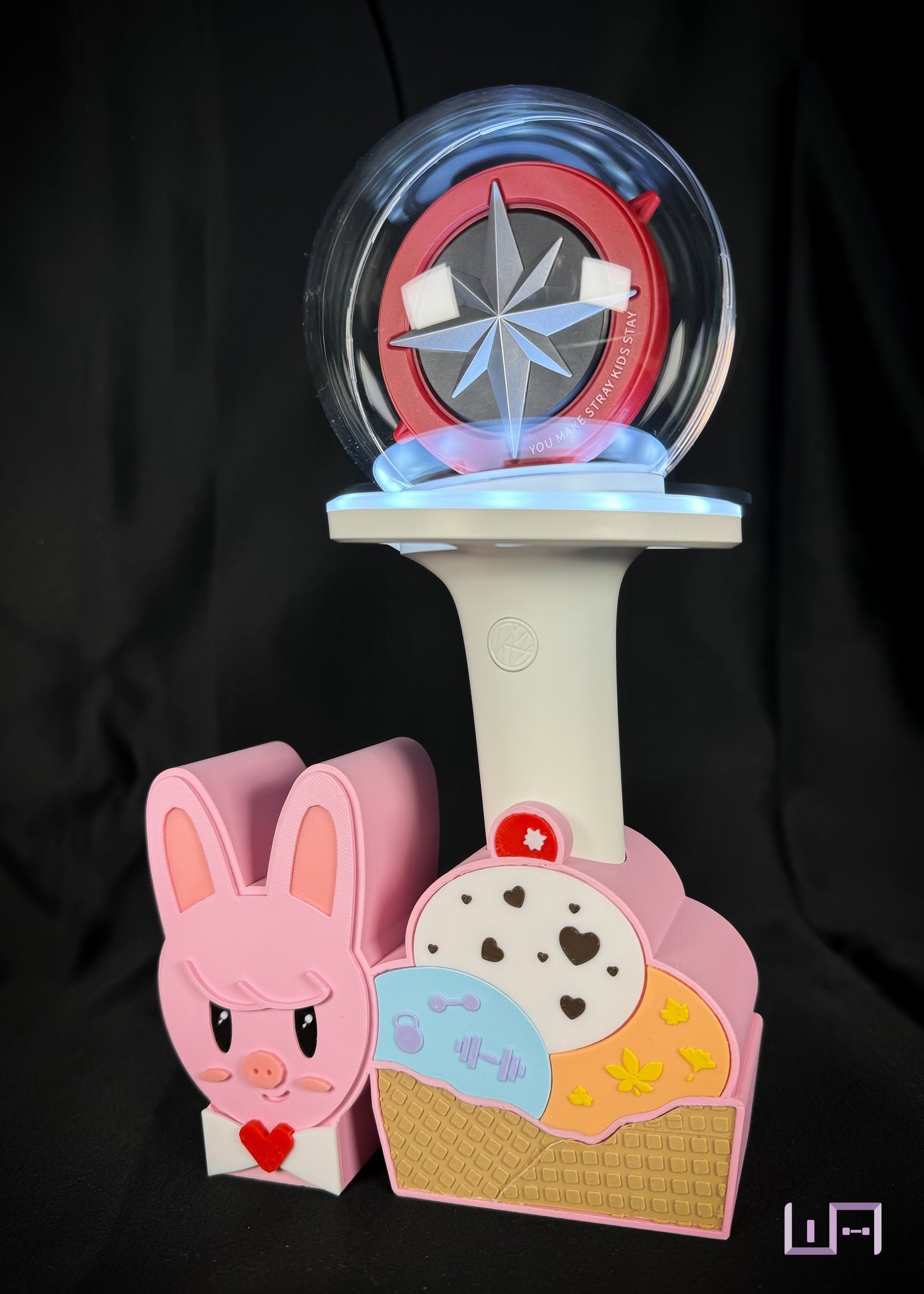 Pig Rabbit Ice Cream (Light Stick Holders)